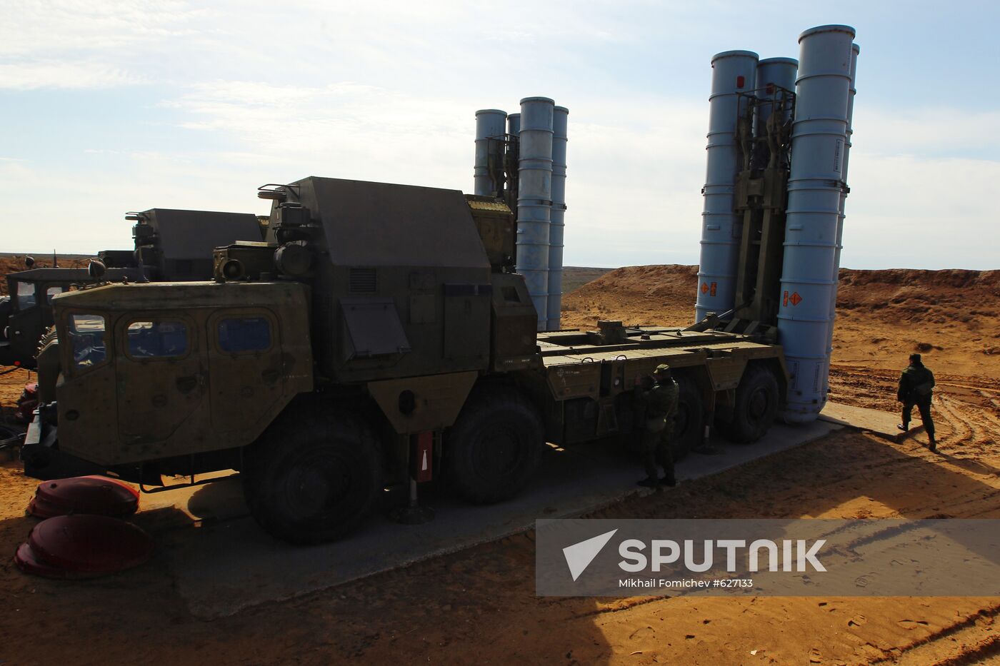 Air defense drills at Ashuluk range