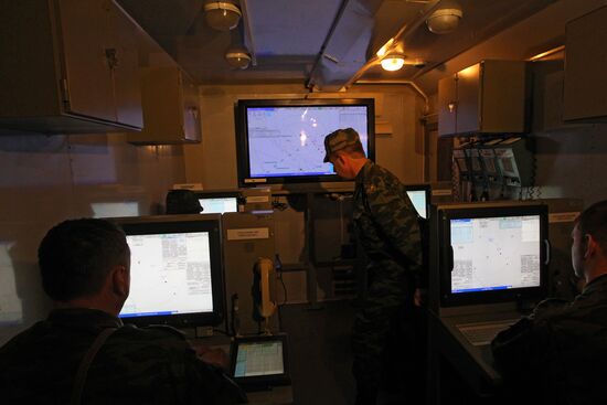 Air defense drills at Ashuluk range