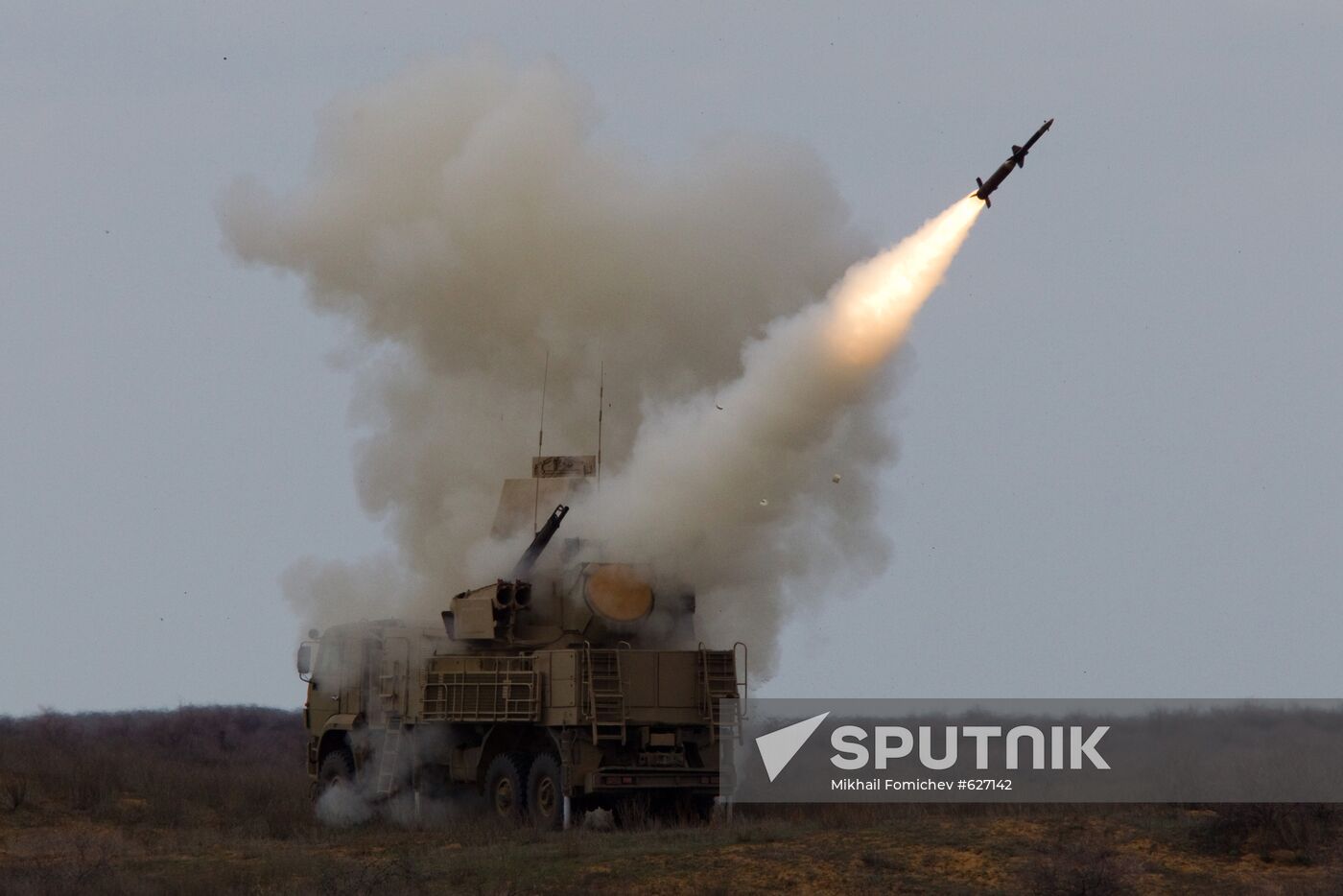 Air Defense soldiers during exercise, Ashuluk firing ground