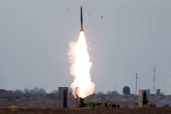 Air Defense soldiers during exercise, Ashuluk firing ground