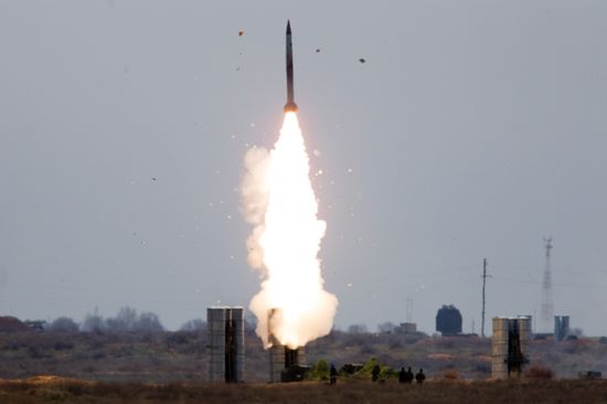 Air Defense soldiers during exercise, Ashuluk firing ground