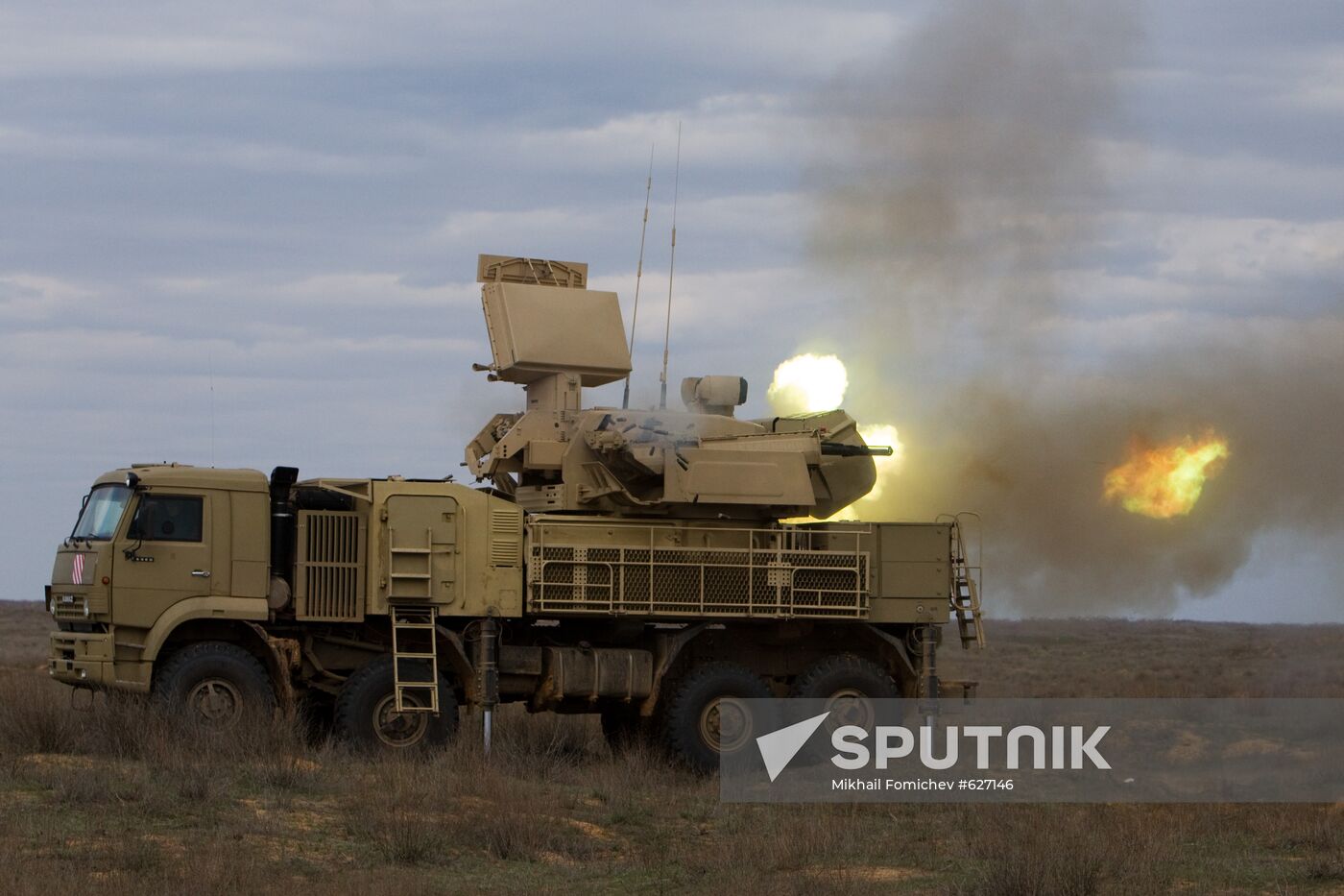 Air Defense soldiers during exercise, Ashuluk firing ground