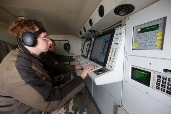 Air Defense soldiers during exercise, Ashuluk firing ground