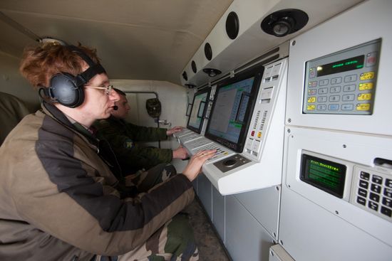 Air Defense soldiers during exercise, Ashuluk firing ground
