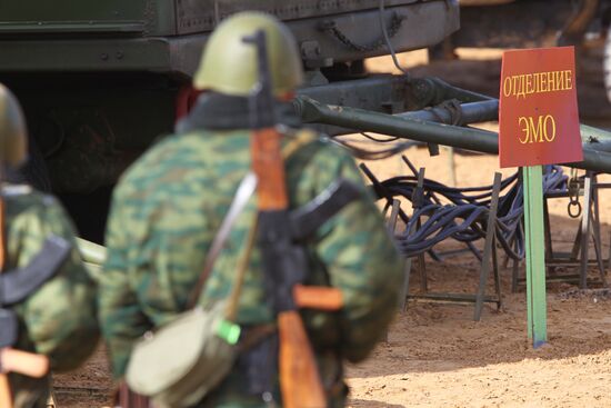 Air defense drills at Ashuluk range