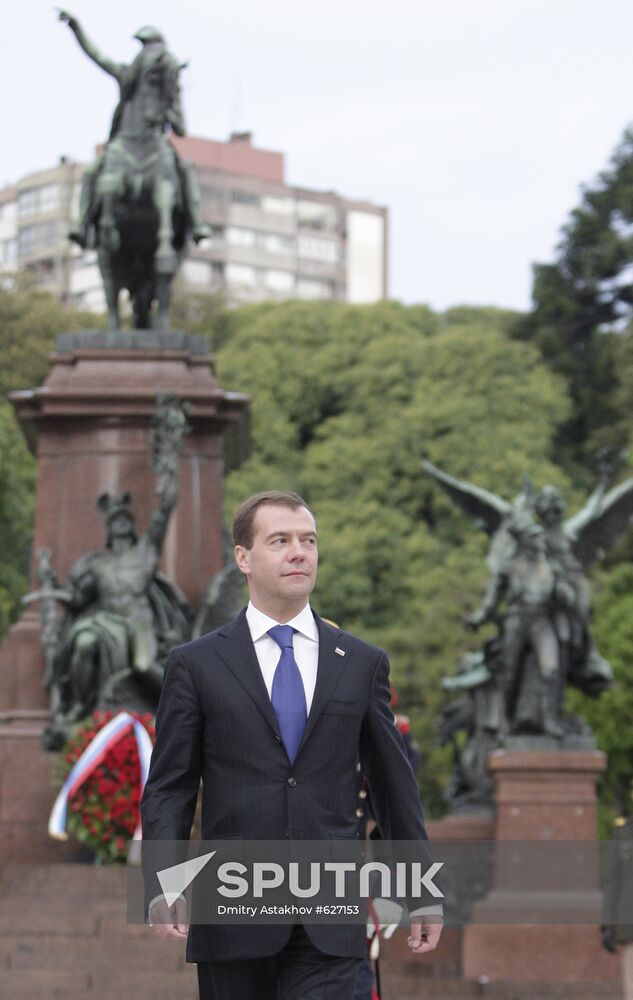Dmitry Medvedev visits Argentina