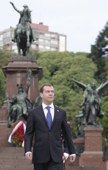 Dmitry Medvedev visits Argentina