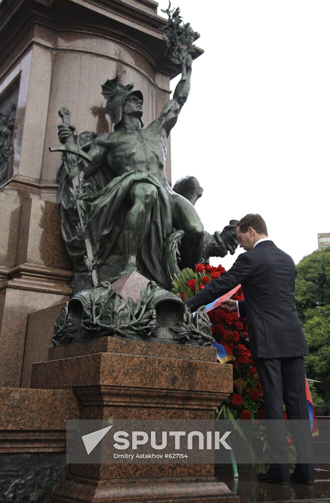 Dmitry Medvedev visits Argentina