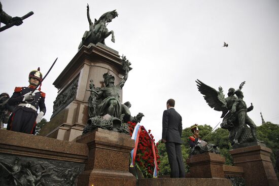 Dmitry Medvedev visits Argentina