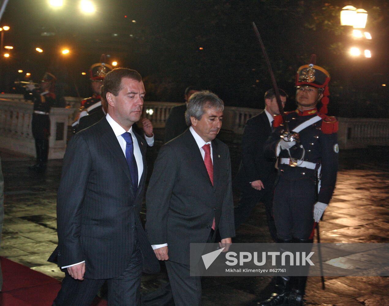 Dmitry Medvedev visits Argentina