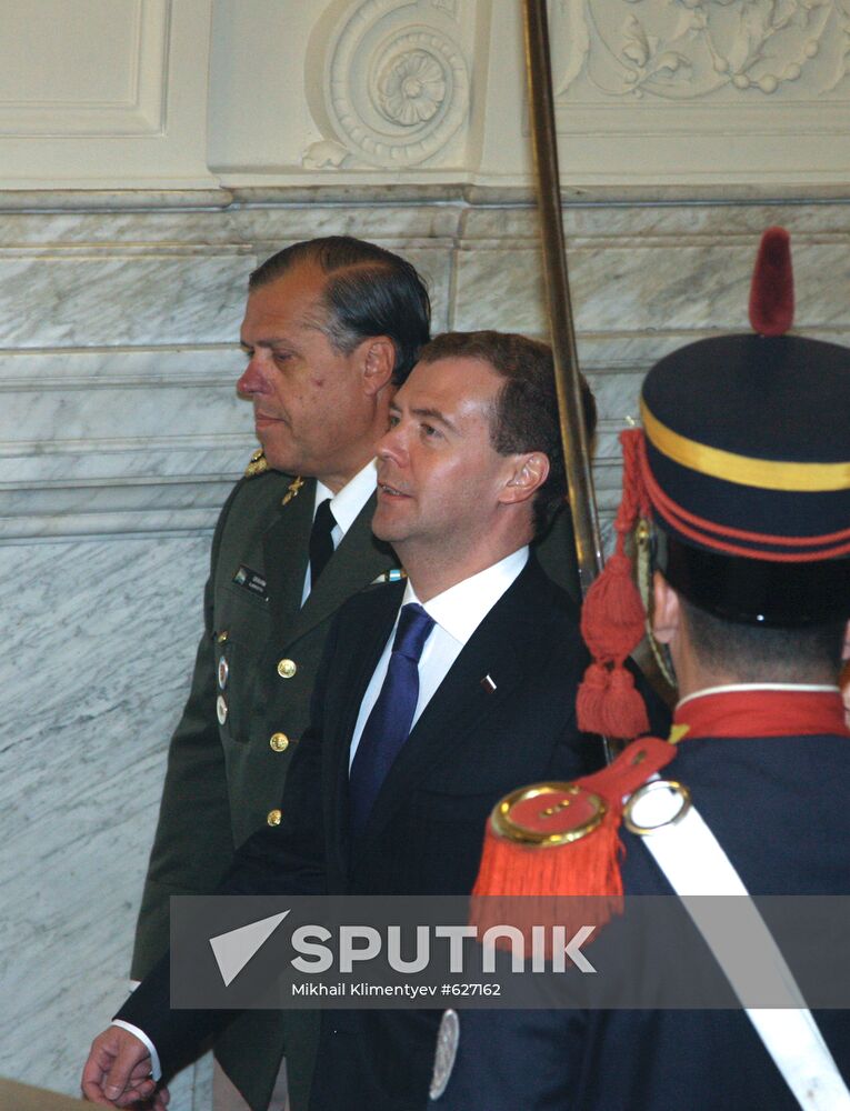 Dmitry Medvedev visits Argentina