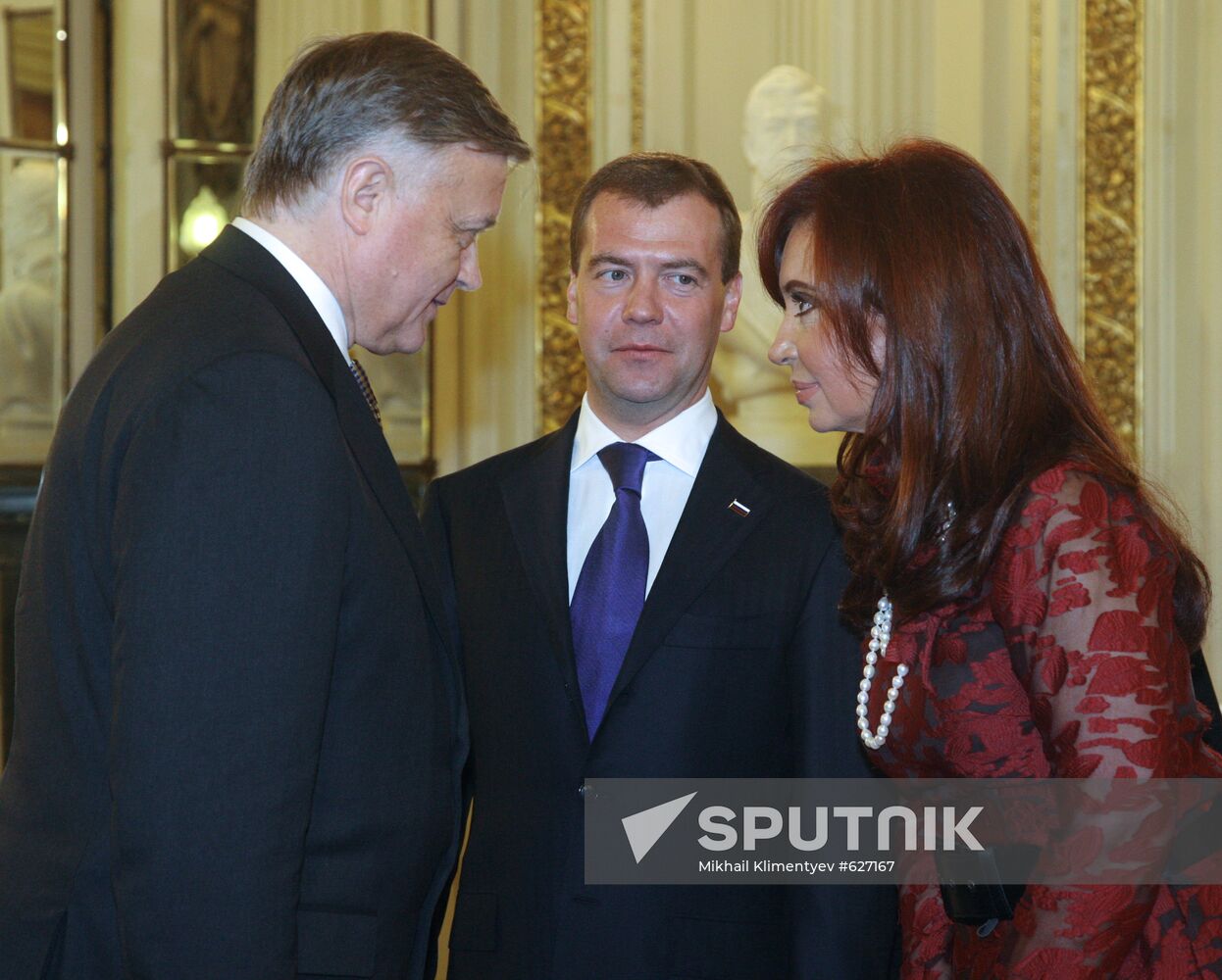 Dmitry Medvedev visits Argentina
