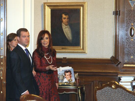 Dmitry Medvedev visits Argentina