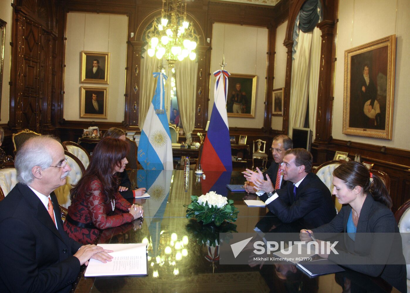 Dmitry Medvedev visits Argentina