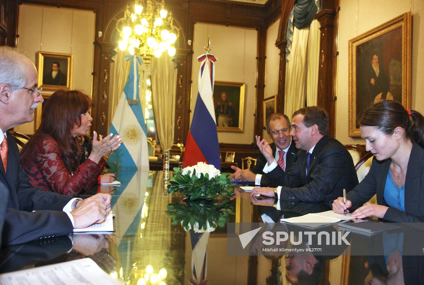 Dmitry Medvedev visits Argentina