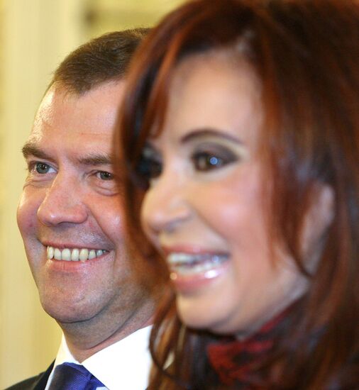 Dmitry Medvedev visits Argentina