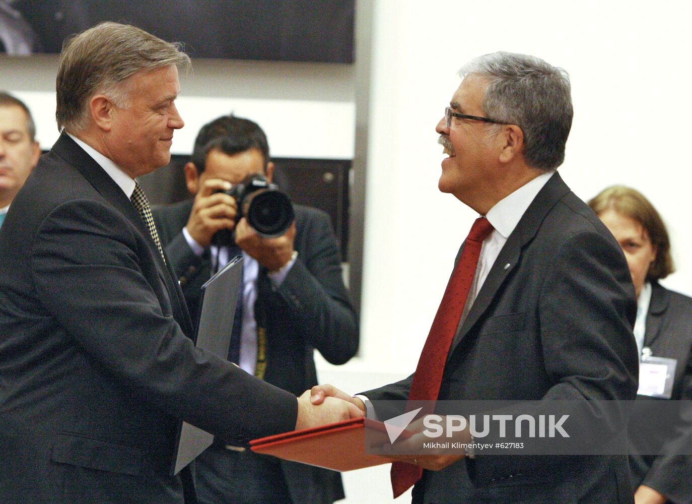Russian Railways president Vladimir Yakunin in Argentina