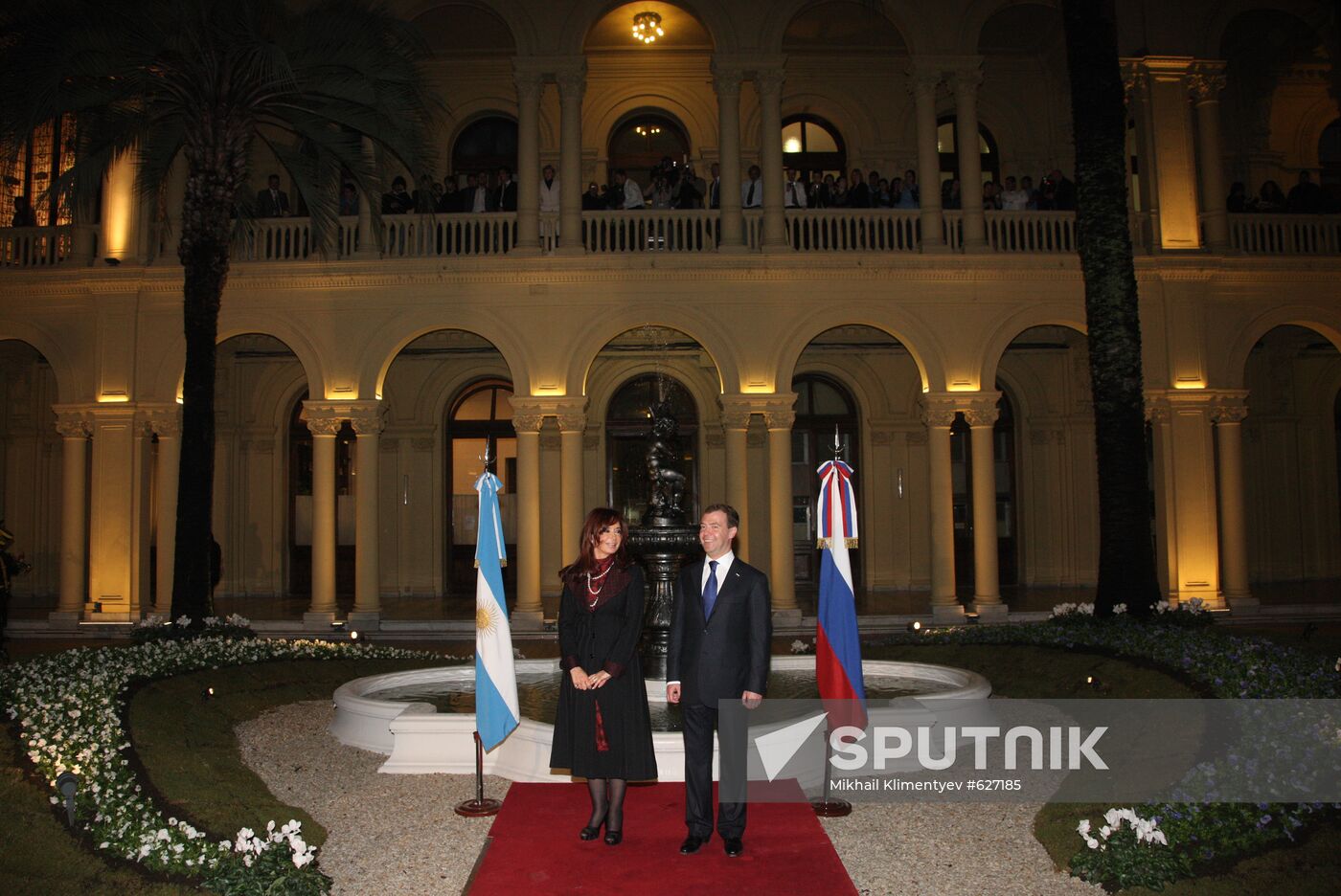 Dmitry Medvedev visits Argentina