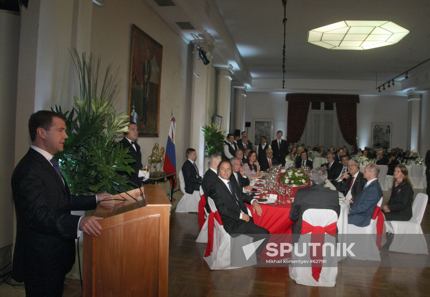 Dmitry Medvedev visits Argentina