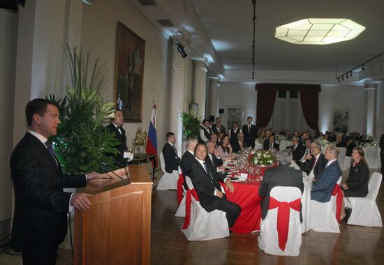 Dmitry Medvedev visits Argentina