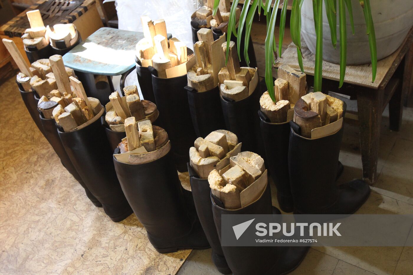 Sewing military uniforms for Victory Parade participants