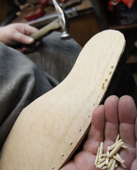 Sewing uniforms for Victory Parade participants