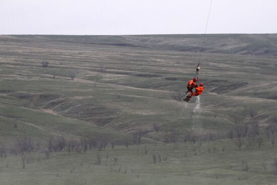 Flood response exercises in Stavropol Territory