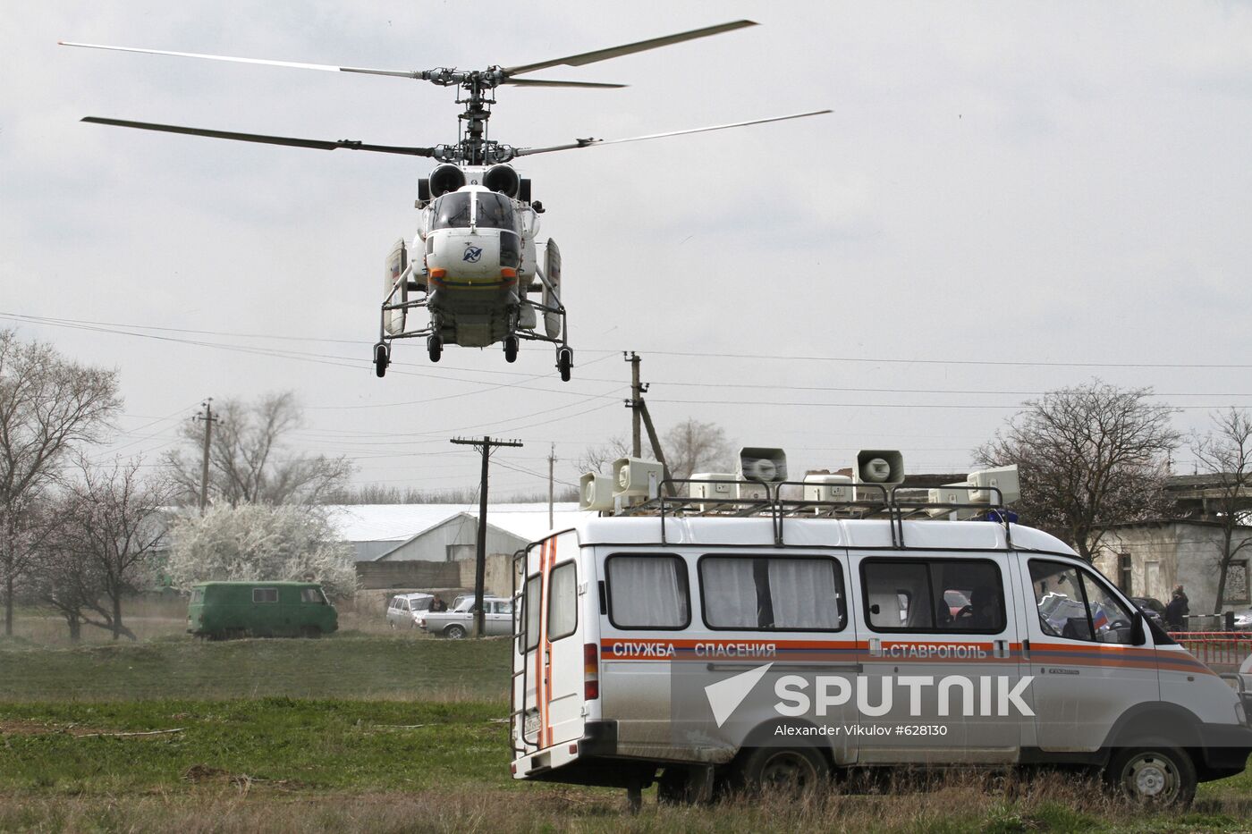 Flood response exercises in Stavropol Territory