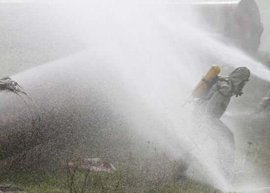 Flood response exercises in Stavropol Territory