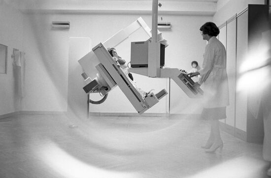 X-ray room in Children's Clinic
