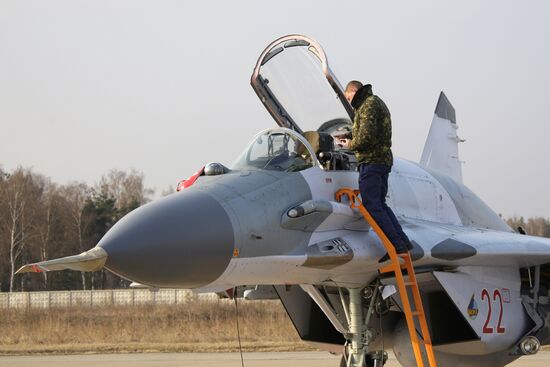 Mikoyan MiG-29 jet fighter aircraft