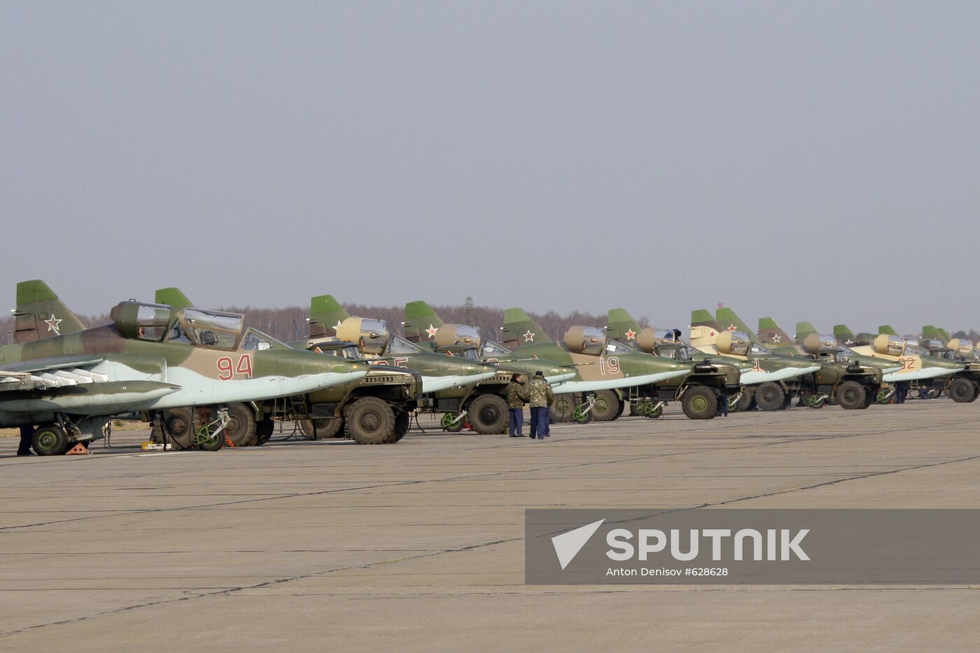 Sukhoi Su-25 jet aircraft