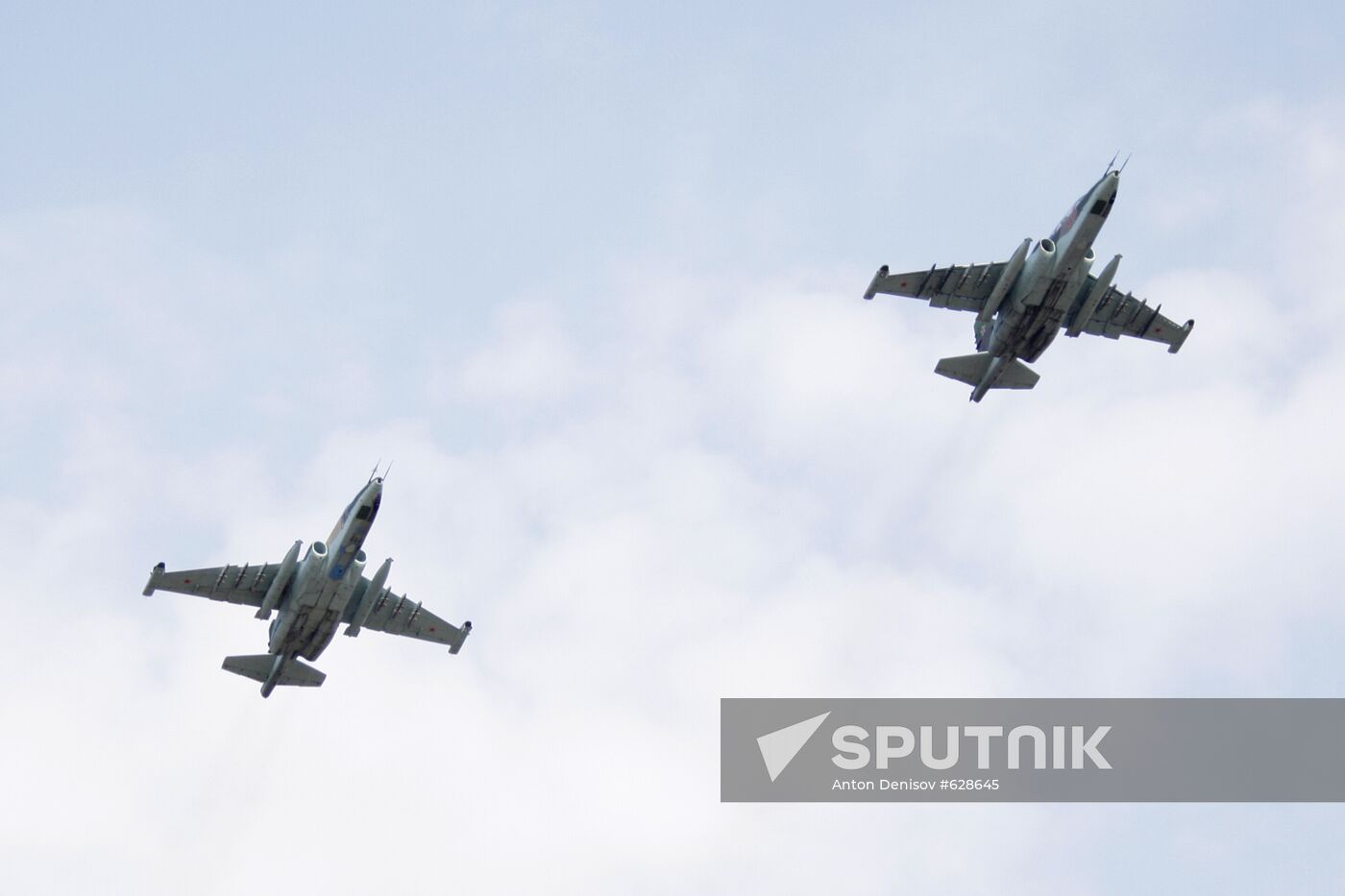 Su-25SM attack aircraft group