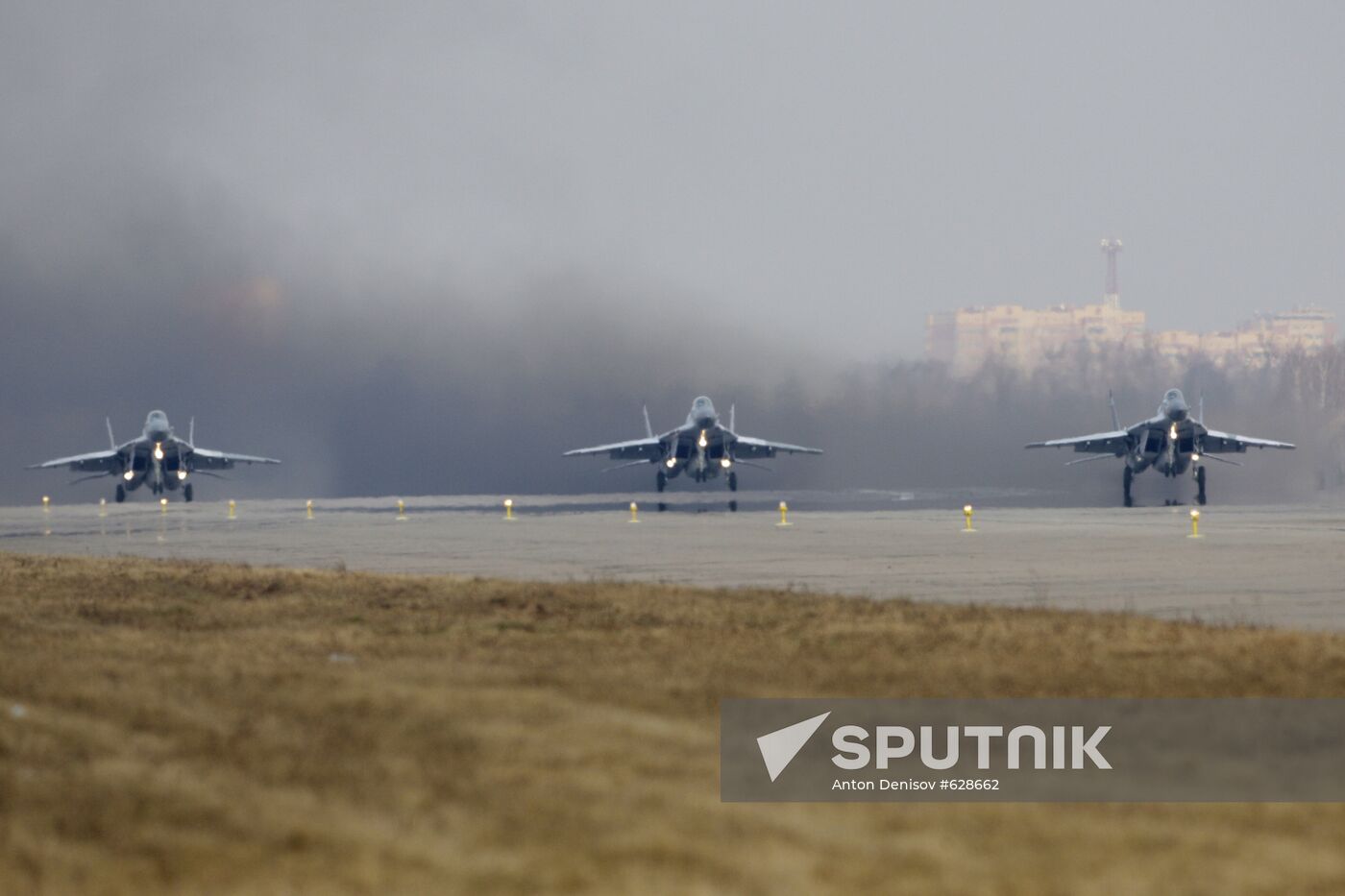 Mig-29SMT fighter take-off