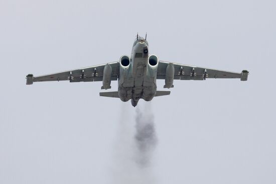 Sukhoi Su-25 jet aircraft