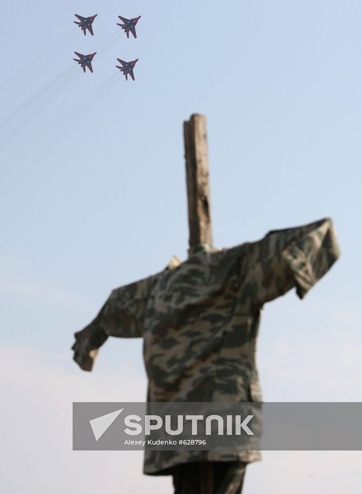 Victory Parade Air Show rehearsal