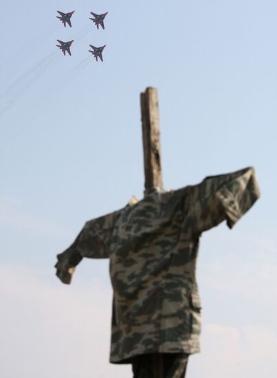 Victory Parade Air Show rehearsal