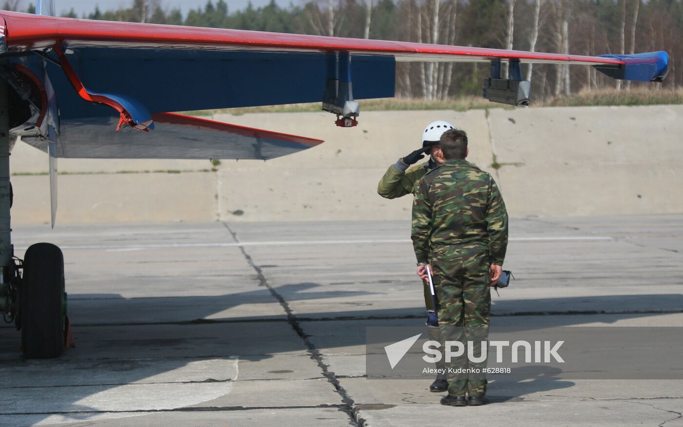 Victory Parade Air Show rehearsal