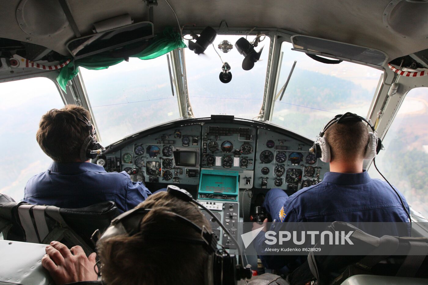 Mi-26 helicopter cockpit