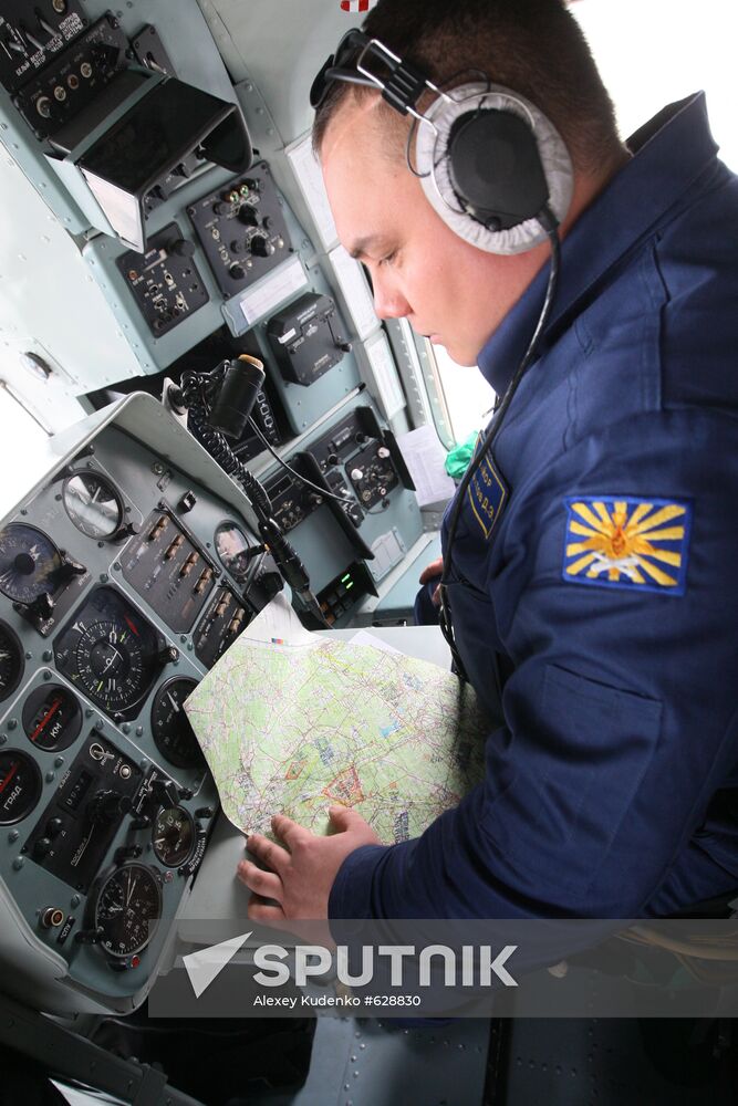 Mi-26 helicopter cockpit