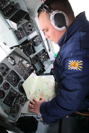 Mi-26 helicopter cockpit
