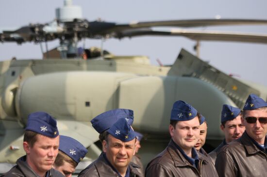 Victory Parade Air Show rehearsal