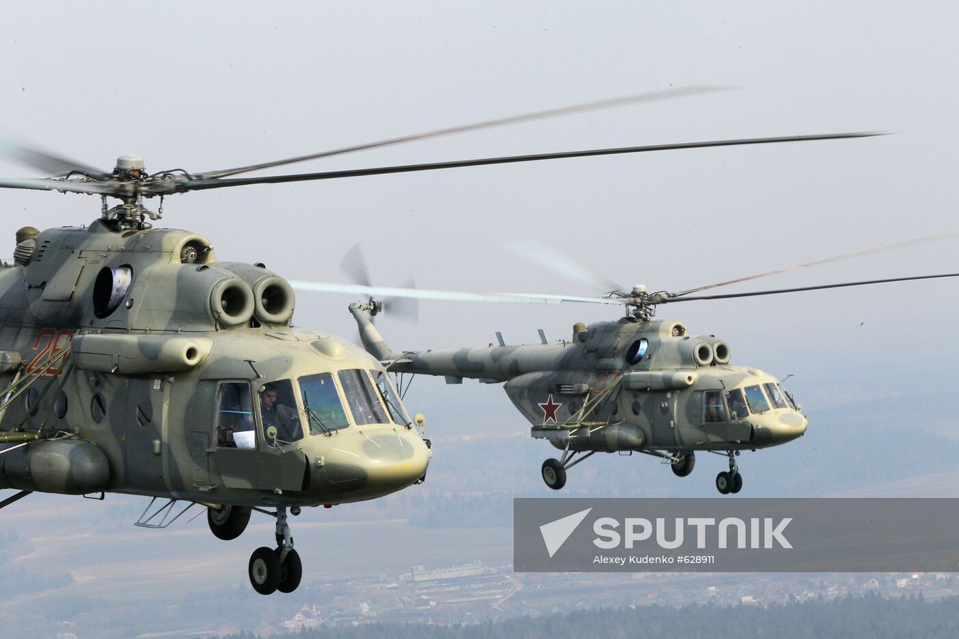 Mi-17 helicopters