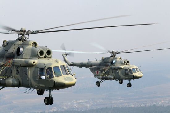 Mi-17 helicopters