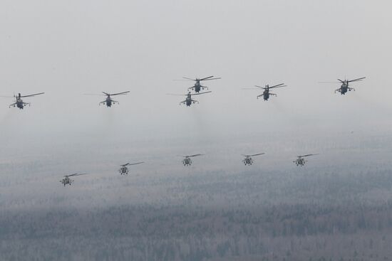 Mi-17 helicopters