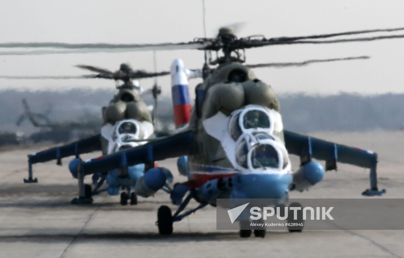 Mi-24 helicopters