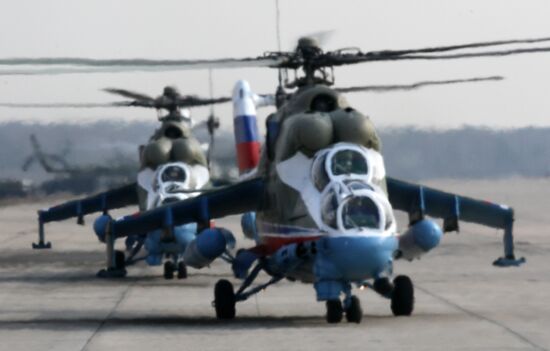 Mi-24 helicopters