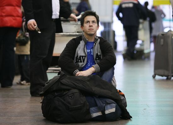 Passenger of cancelled flight at Sheremetyevo airport