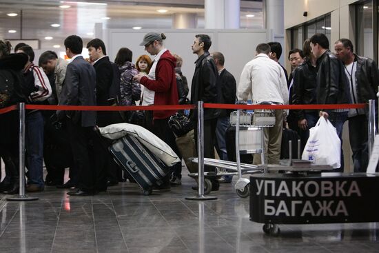 Flight delays at Sheremeyevo International Airport, Moscow