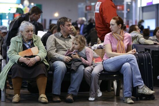 Flight delays at Sheremeyevo International Airport, Moscow